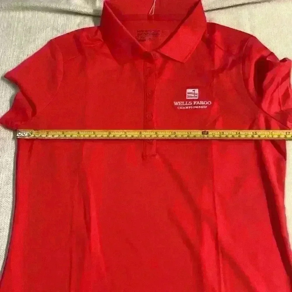 Nike Golf Women’s Tour Performance Red Golf Polo. New WithTags. Size Medium - Picture 11 of 11
